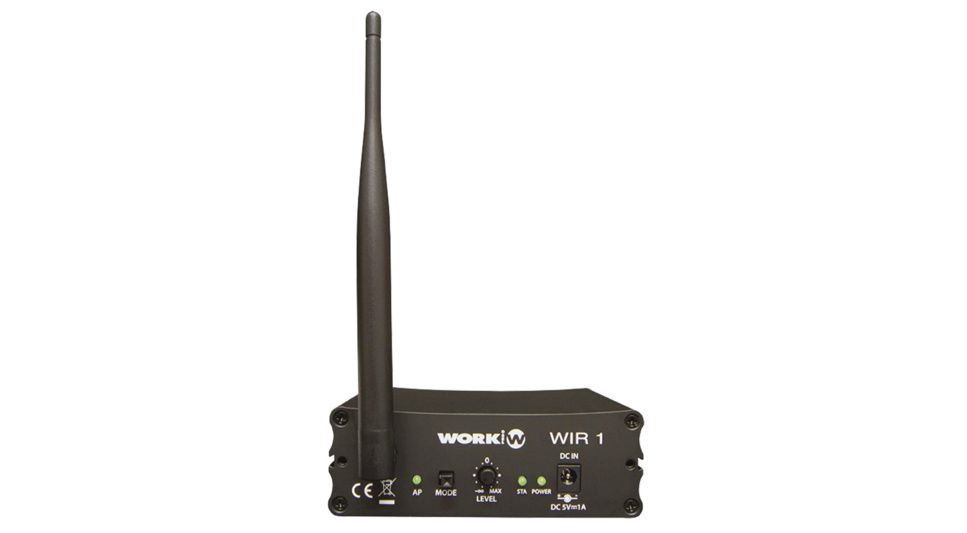 Boitier récepteur WiFi stereo sorties 2 jack 6,35 et XLR3 WORK WIR 1 - WIFI  - Audiopole